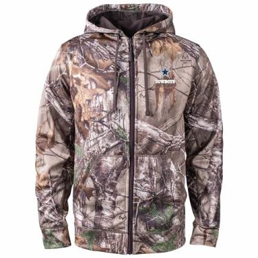 Imagem de Dunbrooke Moletom masculino Realtree Camo NFL Trophy Tech Fleece com zíper completo