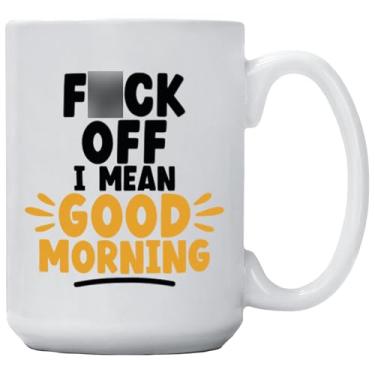 Imagem de Canecas de café engraçadas humor adulto | Caneca de café grande de cerâmica de 425 g, copos engraçados para colegas de trabalho, chefe, amigos, ele, ela, sarcástico, ideia de presente de mordaça de