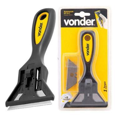 Imagem de Raspador Plano Tintas Piso Vidro Cerâmica Vonder 11 Laminas