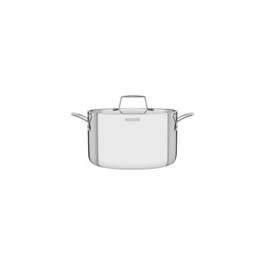 Imagem de Caçarola Tramontina Grano Funda Em Aço Inox Corpo Triplo Com Tampa E Alças 20 Cm 3,5 L Tramontina