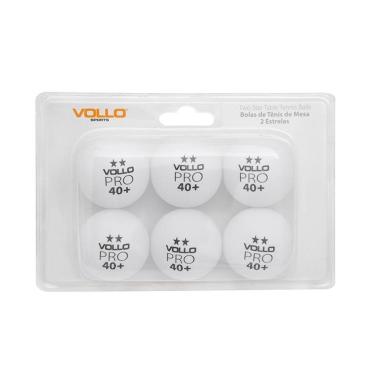 Imagem de Bola De Tenis De Mesa Com 6 Unidades Vollo-Unissex