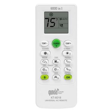 Imagem de Controle remoto universal de ar condicionado KT-6018, controlador de condicionamento LCD A/C 6000 em 1 para LG Mitsubishi Toshiba Haier Daikin Hitachi Sharp Panasonic Samsung Sanyo Hisense Fujitsu Ar