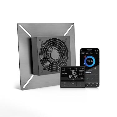 Imagem de AC Infinity Airtitan T3, Ventilador de Ventilação 6 "Com Controlador de Temperatura e Umidade, para Espaço de Rastreamento, Porão, Garagem, Sótão, Hidroponia, Tendas de Cultivo