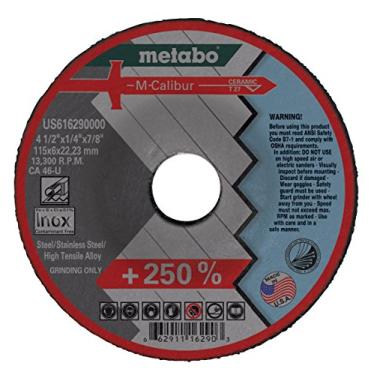 Imagem de Roda de moagem Metabo M-Calibur, US616290000, 4 1/2" x 1/4" x 7/8"