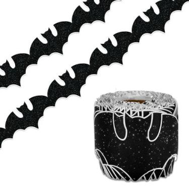 Imagem de Quadro de avisos Border Whaline Halloween Glitter Bat 20m