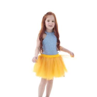 Imagem de Saia Princesa Tutu AMARELA com Brilho - QUIMERA KIDS, 16