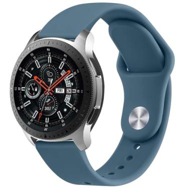 Imagem de Pulseira de relógio de 22 mm para Samsung Galaxy Watch 3 de 45 mm/Galaxy Watch de 46 mm/Gear S3 Frontier/Classic, pulseira de silicone esportiva de liberação rápida para Garmin Venu 3/2/vivoactive 4