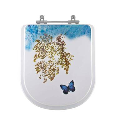 Imagem de Assento Sanitario Decorado Borboleta Lille para vaso Sensea