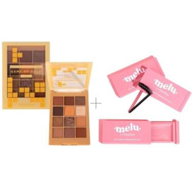 Imagem de Kit Paleta de Sombras e Gel Para Sobrancelhas Melu