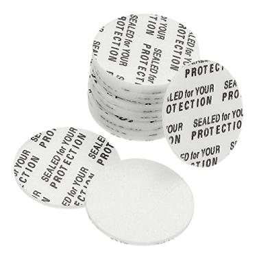 Imagem de Forros de tampa de espuma de 20 mm/0,79 polegadas, pacote com 200 forros adesivos de vedação de espuma PS resistente à adulteração para tampas de garrafa de vidro de plástico