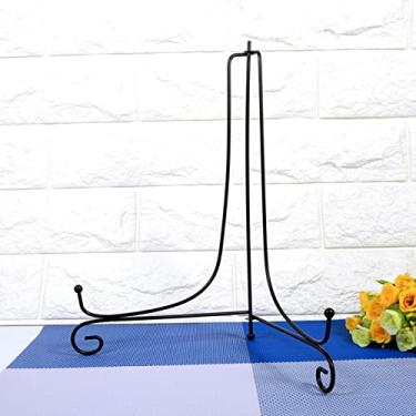 Imagem de Cavalete de ferro, suporte de exibição para placas, molduras, arte, feito de ferro de qualidade, tamanhos disponíveis de 10 a 30 cm