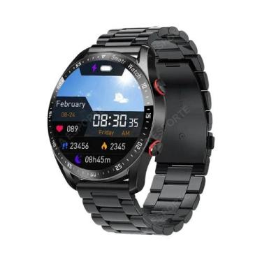 Imagem de Relógio Inteligente Bluetooth Masculino 2025 Com Tela HD, Monitor De F