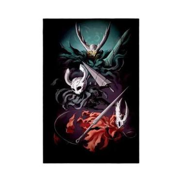 Imagem de Pôster De Jogo Hallownest Map Em Canvas HD Para Decoração De Quarto, I