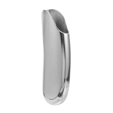 Imagem de Capa de isqueiro de metal premium para isqueiros BIC, design ergonômico curvado pesado e capa de acabamento espelhado para BIC Classic, Maxi, tamanho completo, modelos J6 (prata)