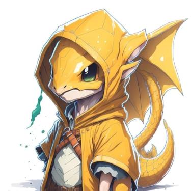 Imagem de Adesivo de Parede Anime Monstros Fofinhos Decoração Infantil Drakrix Cute e Adorável 30x30cm