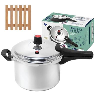 Imagem de Panela De Pressão 3L Fechamento Externo + Descanso De Panela