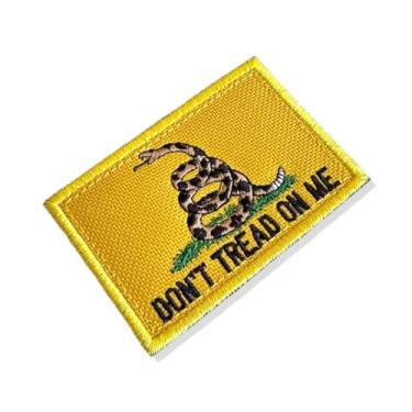 Imagem de M0143-001 Don’t Tread On Me Patch Bordado 7,5×5 cm (A- Termo adesivo ou costura.)