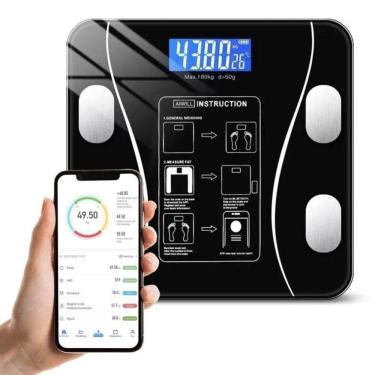 Imagem de Balança Digital Medidora Corporal Bioimpedância Até 180kg