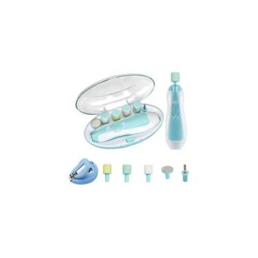 Imagem de Kit de polidor elétrico de lixa de unhas para manicure de bebês - Ligh