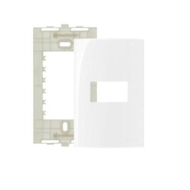 Imagem de Espelho Placa 4x2 1 Posto Com Suporte Sleek MarGirius