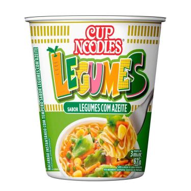 Imagem de Macarrão Instantâneo Cup Noodles Sabor Legumes com Azeite com 67g