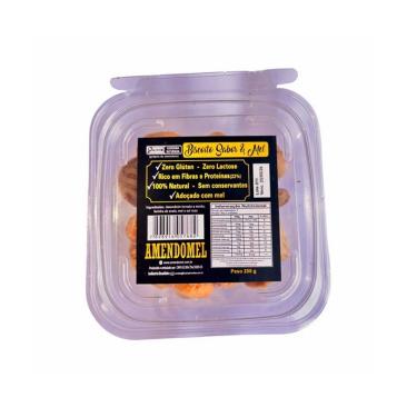 Imagem de Bolacha Zero Lactose - 250g Mel - Amendomel-Masculino