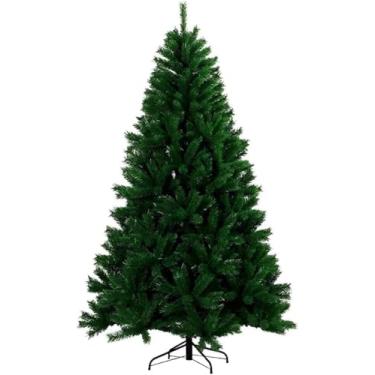 Imagem de Árvore de Natal Gigante Luxo Dinamarquesa Verde, Cheia, Pé de Ferro 2,10m, 1100 Galhos, Qualidade Premium