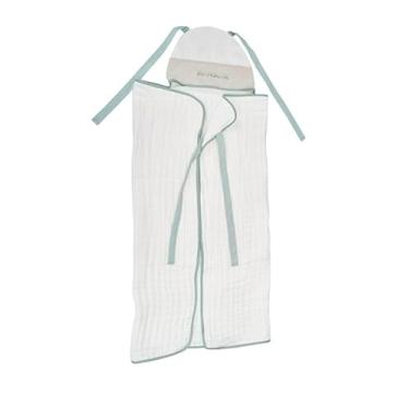 Imagem de Toalha Bebê Grande Modelo Avental Loupit Nature Minasrey (Verde)