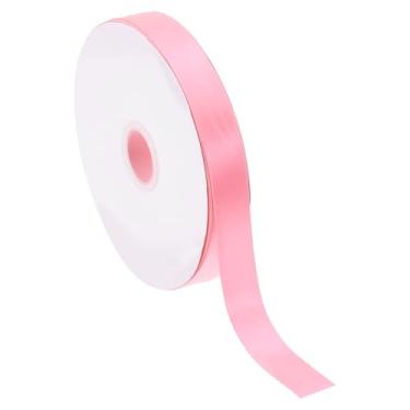 Imagem de PATIKIL Fita de cetim sólida de 1,5 cm x 60 metros, rolo de fita de tecido de poliéster face única para embrulho de presente, casamento, aniversário, buquê, laços de cabelo, decoração DIY, ouro rosa