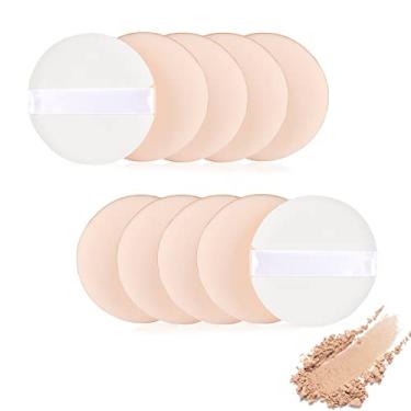 Imagem de DonLeeving Luckycivia 30 Peças De Pó Compacto Cosmético 2,2", Esponja Macia Para Base, Ferramenta Maquiagem, Bb Cream Air Solto, Rosto E