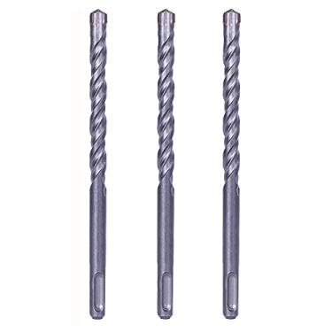 Imagem de Brocas de cravos de carboneto com ponta de carboneto SDS Plus da Max-Craft, 1,27 cm, comprimento total de 15,24 cm, com cone de perfuração de haste extra, alvenaria, parede, estrada. (1,27 x 15,24 cm)