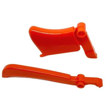 Imagem de Gatilho E Trava Acelerador Roçadeira Husqvarna 131r Original