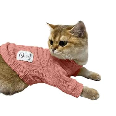 Imagem de Roupas de gatinho, suéteres para cães e gatos, para animais de estimação, fantasia de outono e inverno, casaco para gatos pequenos, médios, cães, meninas, meninos, serve de 1 a 10 kg