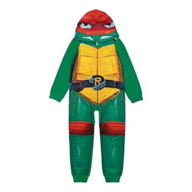 Imagem de Nickelodeon Cobertor com capuz unissex para adultos, pijama confortável, macio e fofo para crianças, Traje Raph, 4