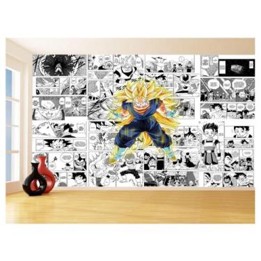 Imagem de Papel De Parede Dragon Ball Goku Vegetto Anime 3,5M Dbz727 - Você Deco