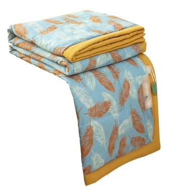 Imagem de Colcha leve para o verão, edredom leve de verão, colcha macia, lavável e refrescante, cobertor leve e lavável