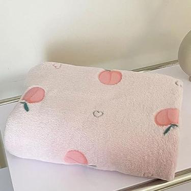 Imagem de Cobertor, semi-único, cobertor, futon, cobertor infantil, microfibra, flanela, quente, lavável, fácil de cuidar, tamanho duplo, cobertor de soneca, leve, fofo, lavável na máquina, fofo, elegante