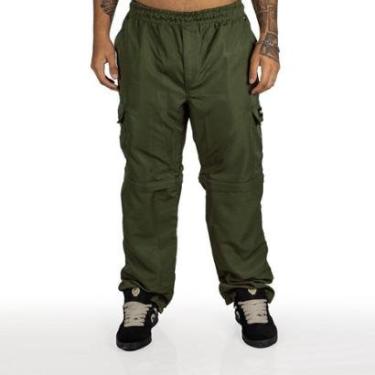Imagem de Calça Overking Cargo 2 Em 1 Verde-Masculino