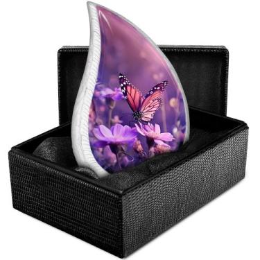 Imagem de Urna de Cremación Trupoint Memorials Pequeña Mariposa Morada