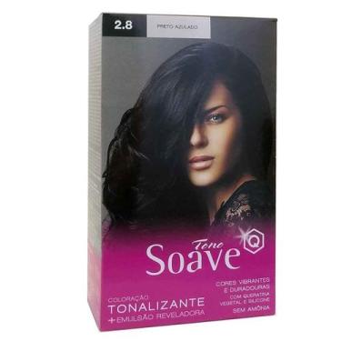 Imagem de Coloração Tonalizante Tono 2.8 Preto Azulado - Soave Capelli