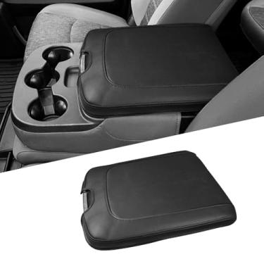 Imagem de DEYTOP Capa de console central para Dodge Ram 1500/2500/3500 2013-2018 acessórios capa de apoio de braço de carro para modelos clássicos Ram 1500/2500/3500 2013-2024 (preto, sem almofada)