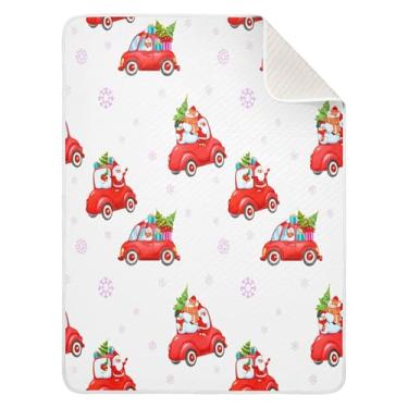 Imagem de Burbuja Cobertor de bebê de carros de Natal para meninos e meninas, cobertor macio e quente para bebês, cobertor infantil de 76 x 101 cm