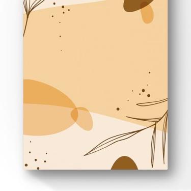 Imagem de Quadro Decorativo Abstrato em Tons Pastéis, Arte Moderna Minimalista, 60x40 cm