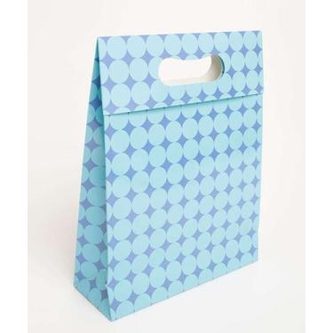 Imagem de Embalagem Presente Sacola Estampa Poá Marisa-74170, UN, Azul