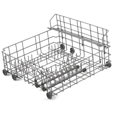 Imagem de Allstare W10139223 Substituição da prateleira inferior da máquina de lavar louça para Whirlpool Maytag Jenn-Air peças de lava-louças com prateleira inferior 902990 MDBD820AWW MDB7100AWQ Rodas de