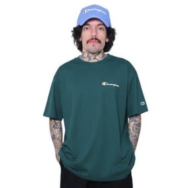 Imagem de Camiseta Champion Ath Mini Script Logo Ink Verde-Masculino