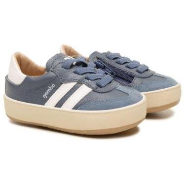 Imagem de Tenis Infantil Masculino Bebe Em Couro Gambo C-Masculino