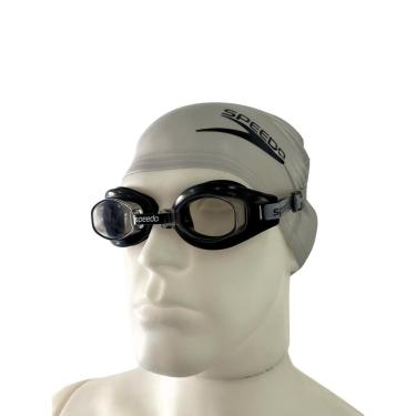 Imagem de Kit Óculos e Touca Silicone Natação Swin Freestyle Speedo-Unissex