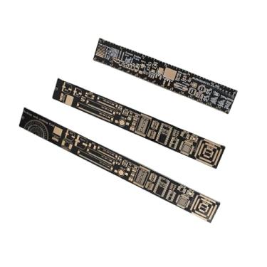 Imagem de Generic Régua de Placa de Circuito Impresso Kit Multifuncional Banhado a Ouro de para Engenheiros Eletrônicos 10,23 "6,3" 7,81 "para Entusiastas da Eletrônica