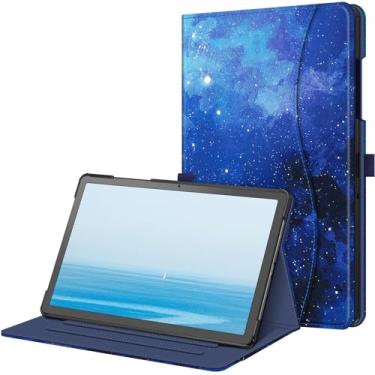 Imagem de Fintie Capa Para Samsung Galaxy Tab A9 Plus/A9+ 5G 11" Modelo 2023(Sm-X210/X216/X218) Capa Traseira com Suporte Inteligente de Visualização Em Vários Ângulos com Bolso Auto Wake/Sleep, Céu Estrelado